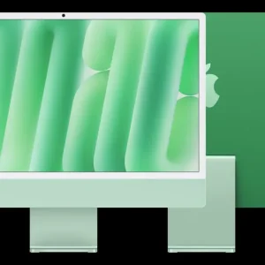 24-Inch iMac with Retina 4.5k Display: Apple M4 Chip with 10‑core CPU and 10‑core GPU, 24gb, 512gb SSD – Green